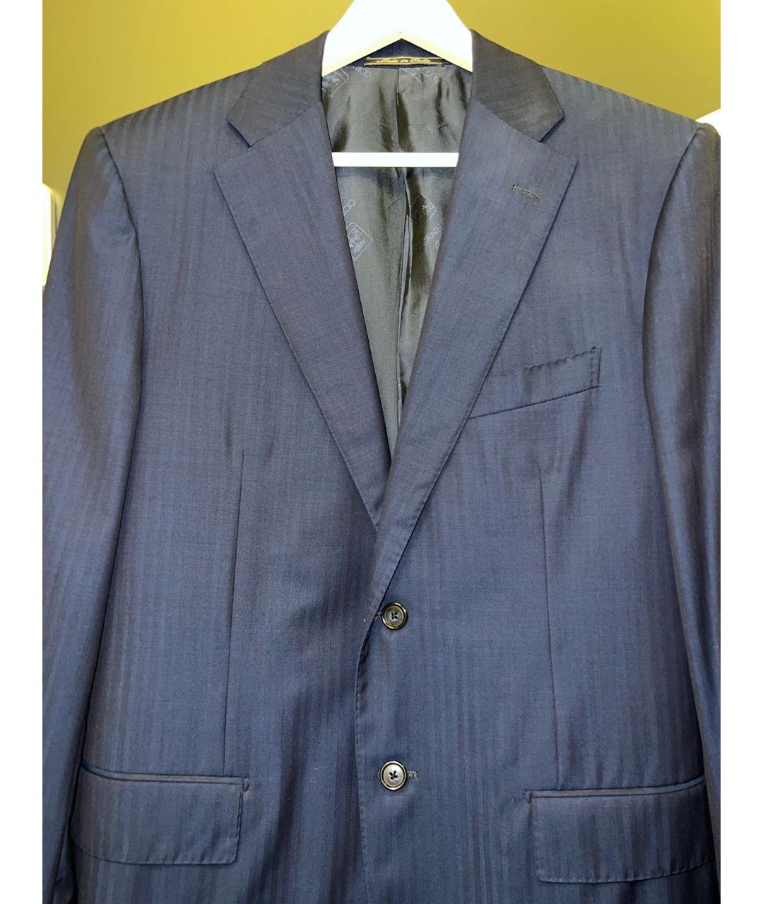 CORNELIANI Темно-синий классический костюм, фото 2