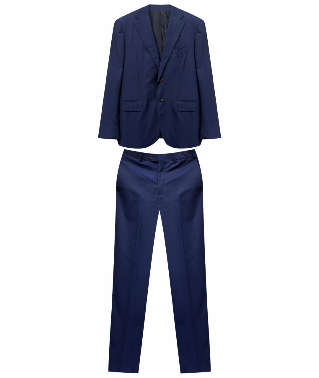 CORNELIANI Темно-синий классический костюм, фото 1