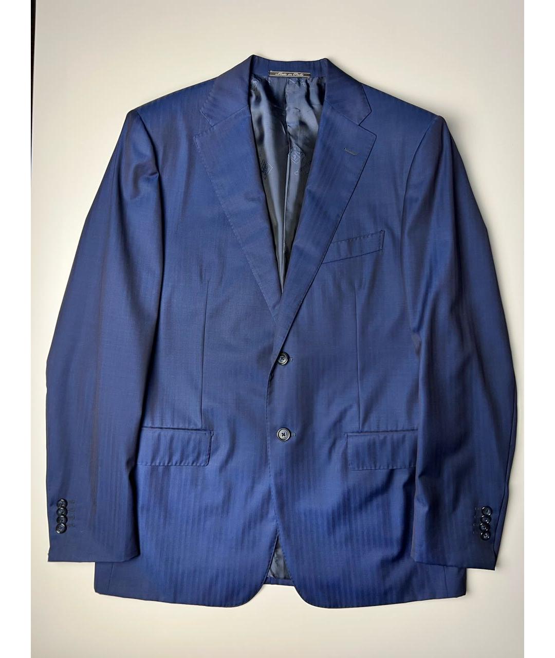 CORNELIANI Темно-синий классический костюм, фото 5