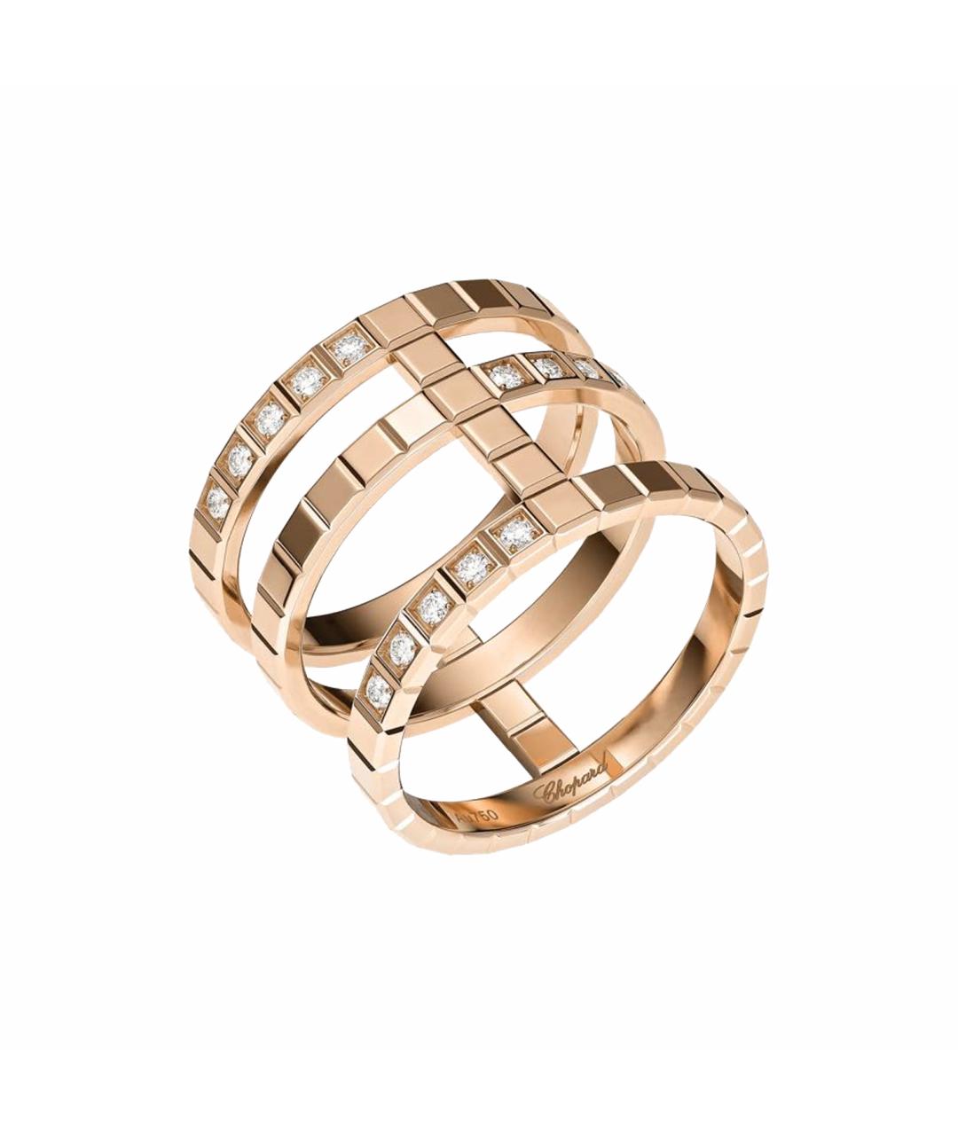 CHOPARD Желтое кольцо из розового золота, фото 1