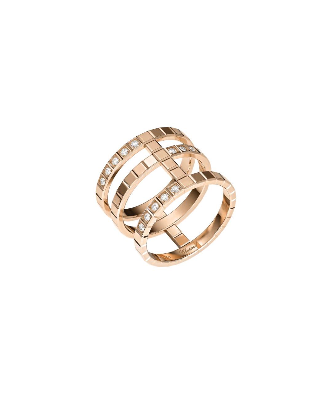 CHOPARD Желтое кольцо из розового золота, фото 5