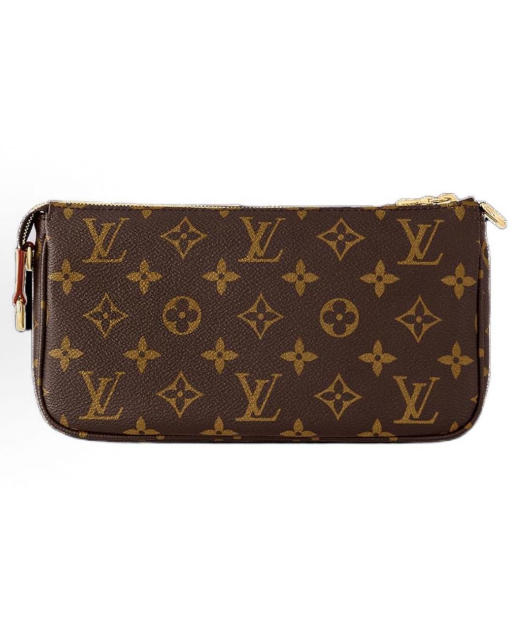 LOUIS VUITTON Коричневая сумка с короткими ручками, фото 3