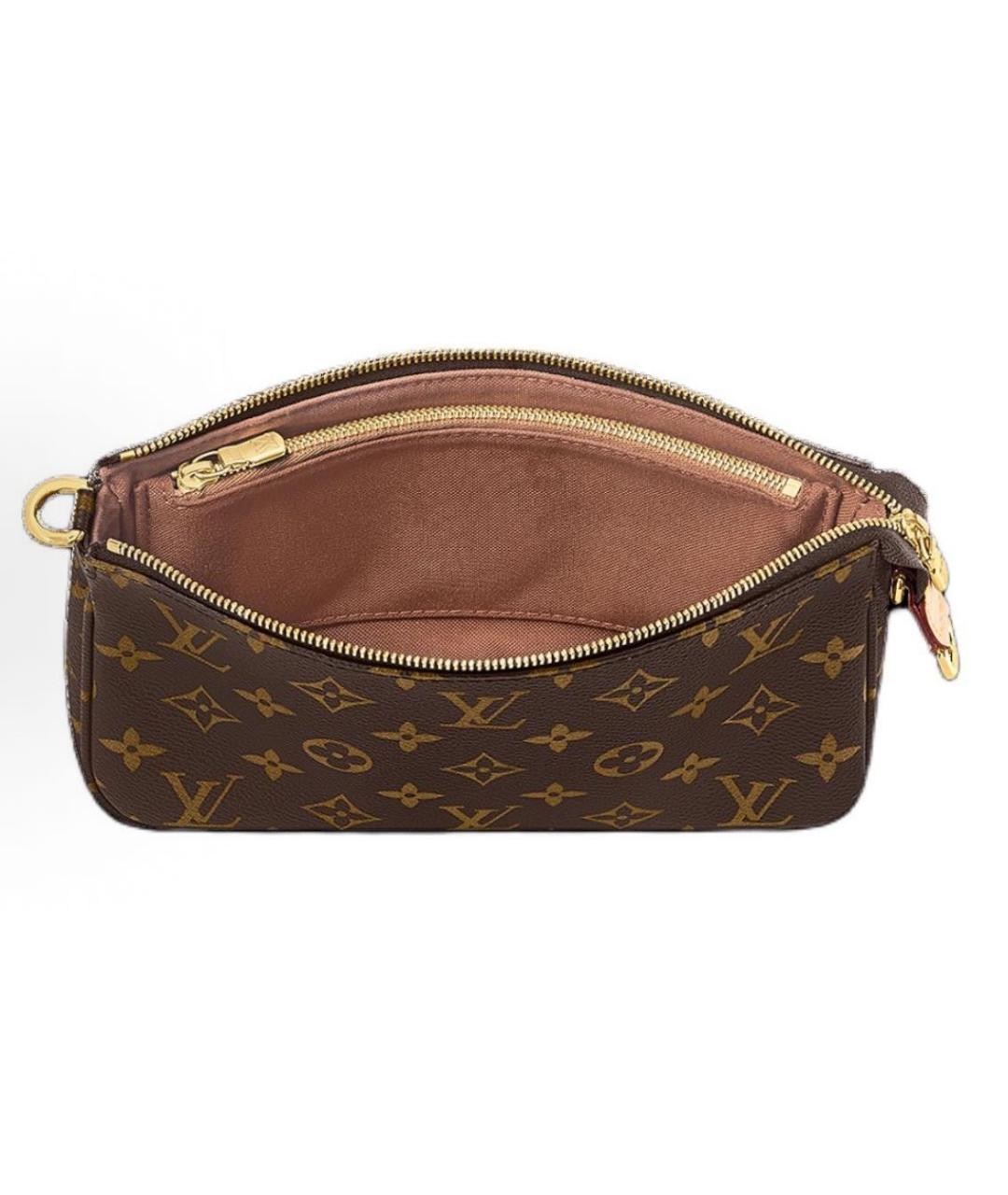 LOUIS VUITTON Коричневая сумка с короткими ручками, фото 4