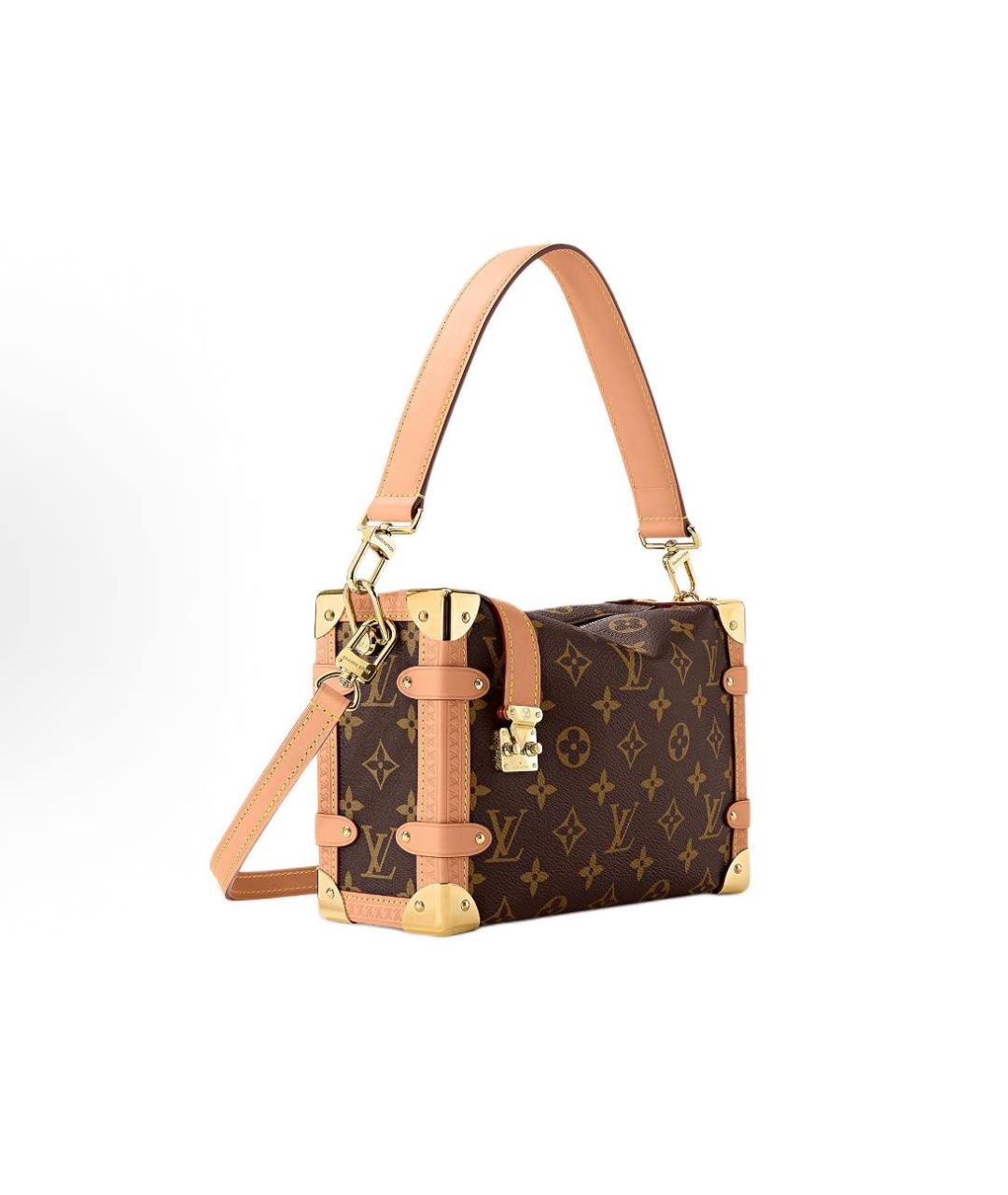 LOUIS VUITTON Коричневая сумка с короткими ручками, фото 2