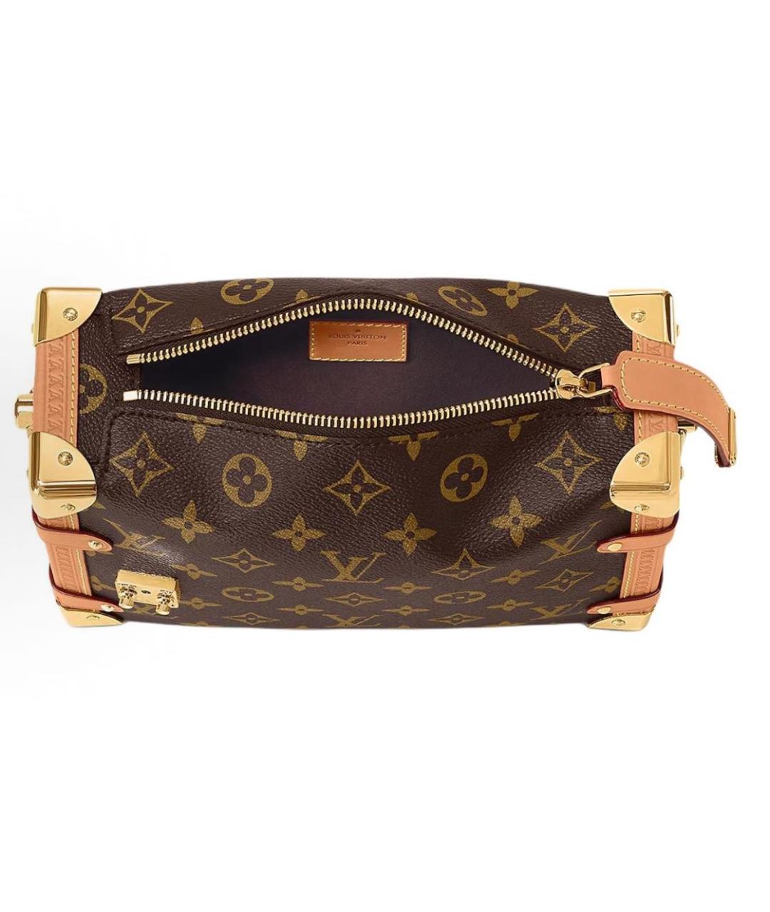 LOUIS VUITTON Коричневая сумка с короткими ручками, фото 4