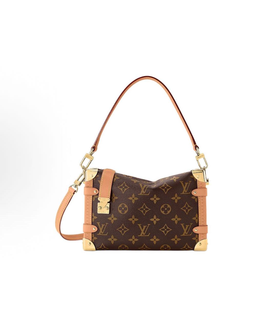 LOUIS VUITTON Коричневая сумка с короткими ручками, фото 5