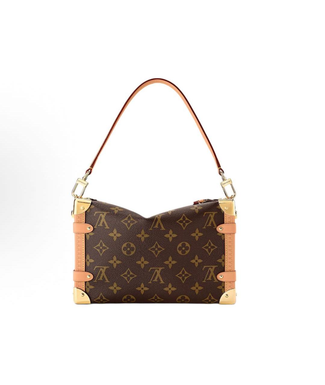 LOUIS VUITTON Коричневая сумка с короткими ручками, фото 3