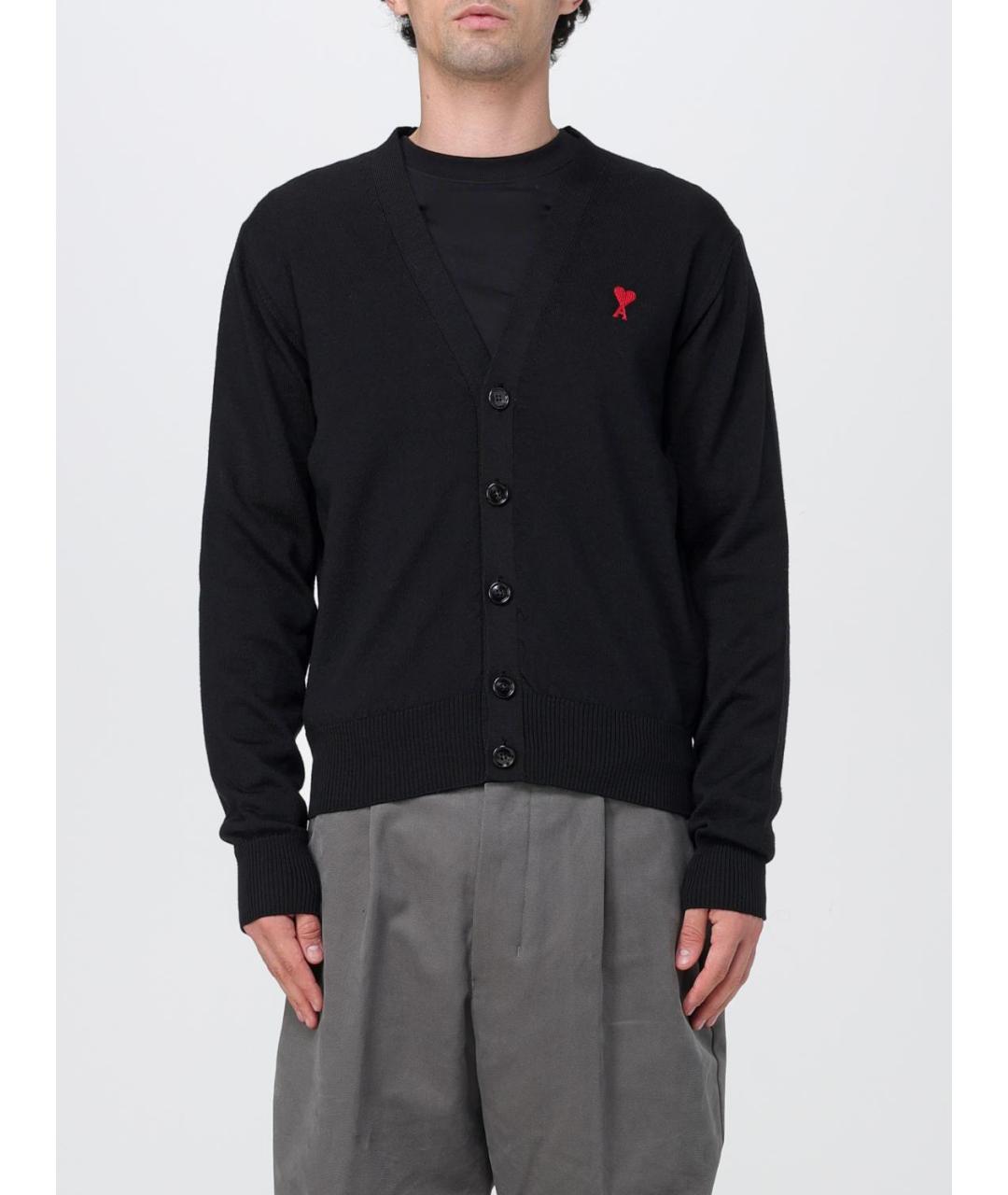 Ami Paris Черный кардиган, фото 2
