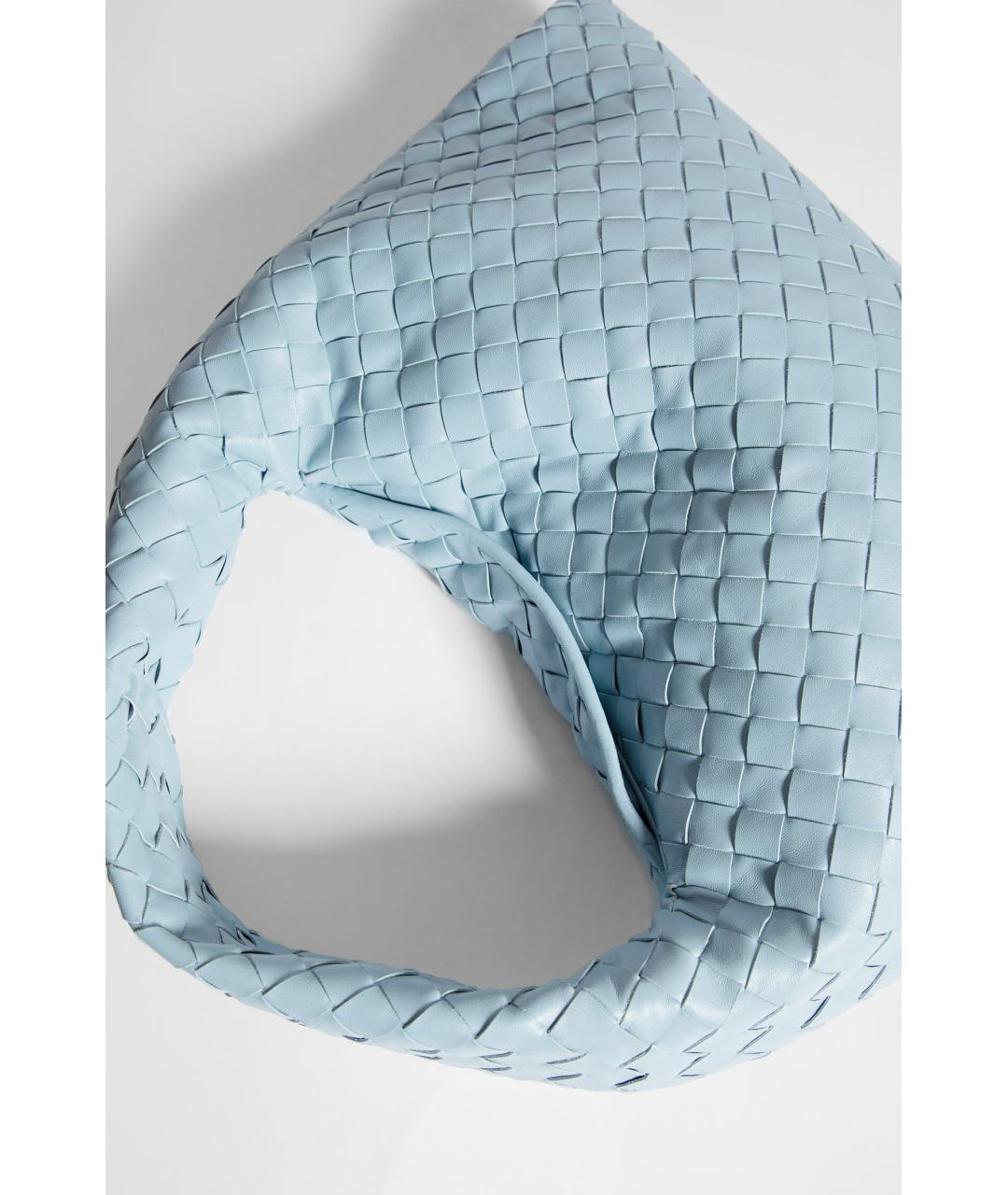 BOTTEGA VENETA Голубая кожаная сумка через плечо, фото 2