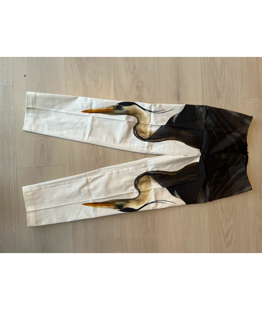 CHAPURIN Белые хлопковые прямые брюки, фото 5