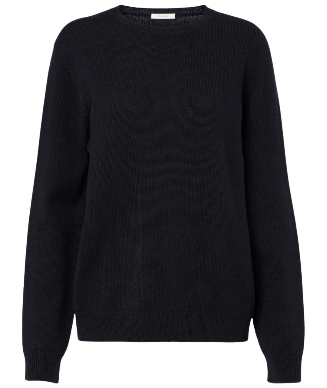 THE ROW Темно-синий кашемировый джемпер / свитер, фото 1