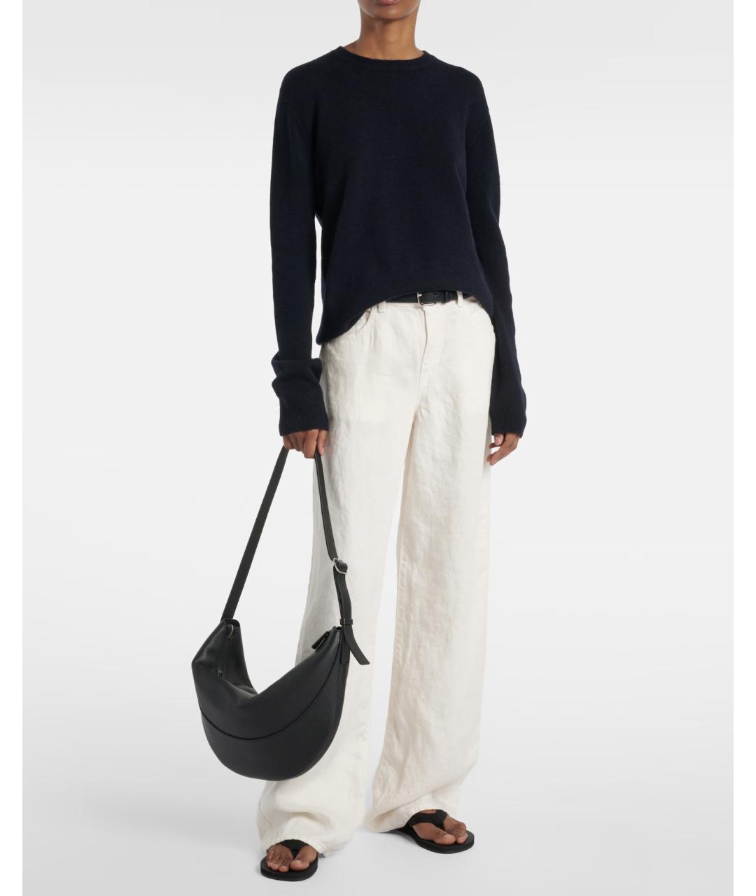 THE ROW Темно-синий кашемировый джемпер / свитер, фото 2