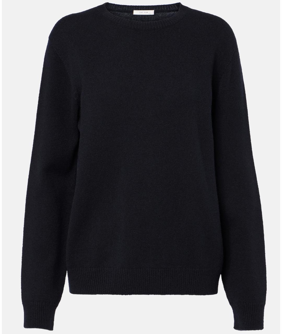 THE ROW Темно-синий кашемировый джемпер / свитер, фото 4