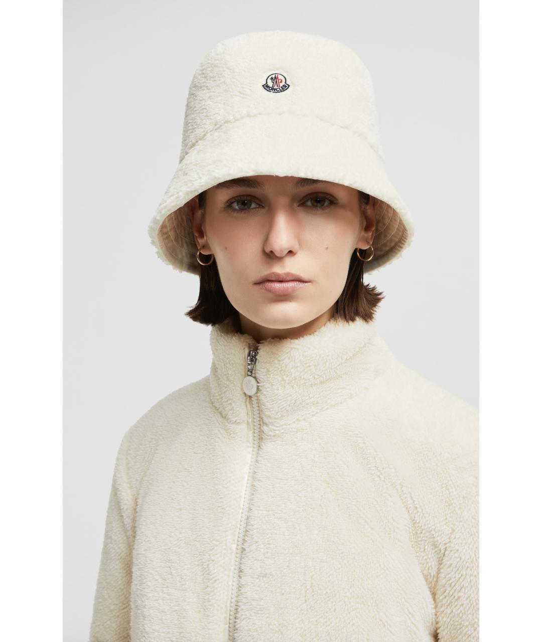 MONCLER Белая панама, фото 5