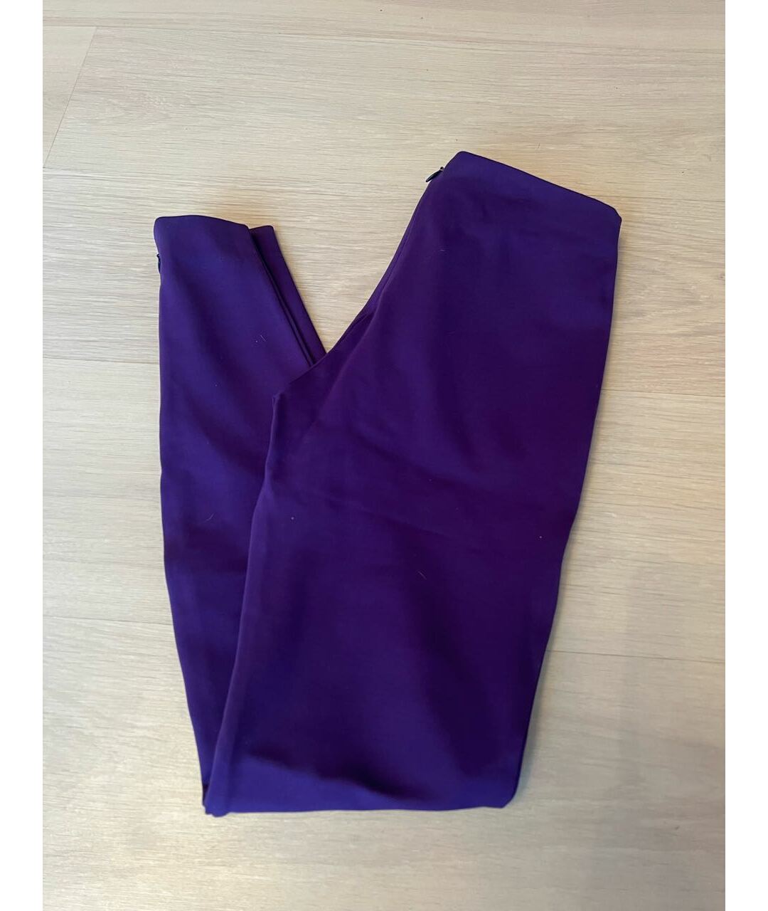 CHAPURIN Фиолетовые вискозные брюки узкие, фото 2
