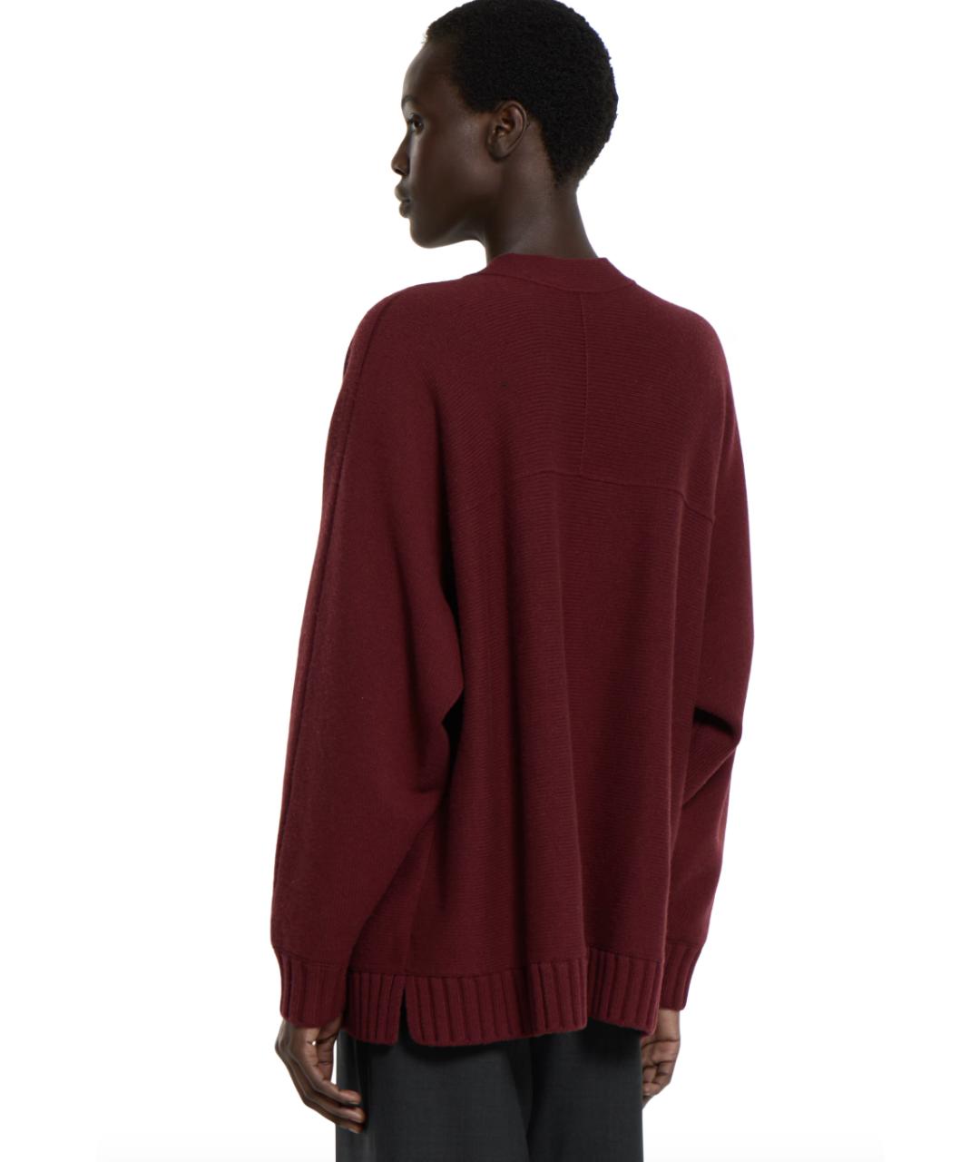 GUCCI Бордовый кашемировый кардиган, фото 3
