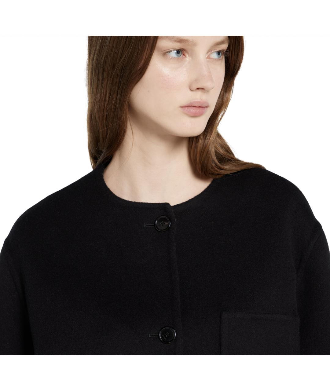 GUCCI Черное шерстяное пальто, фото 3