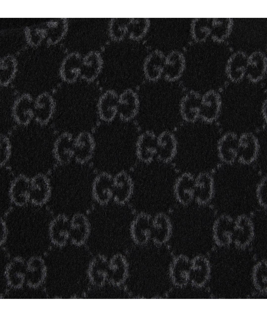 GUCCI Черное шерстяное пальто, фото 5