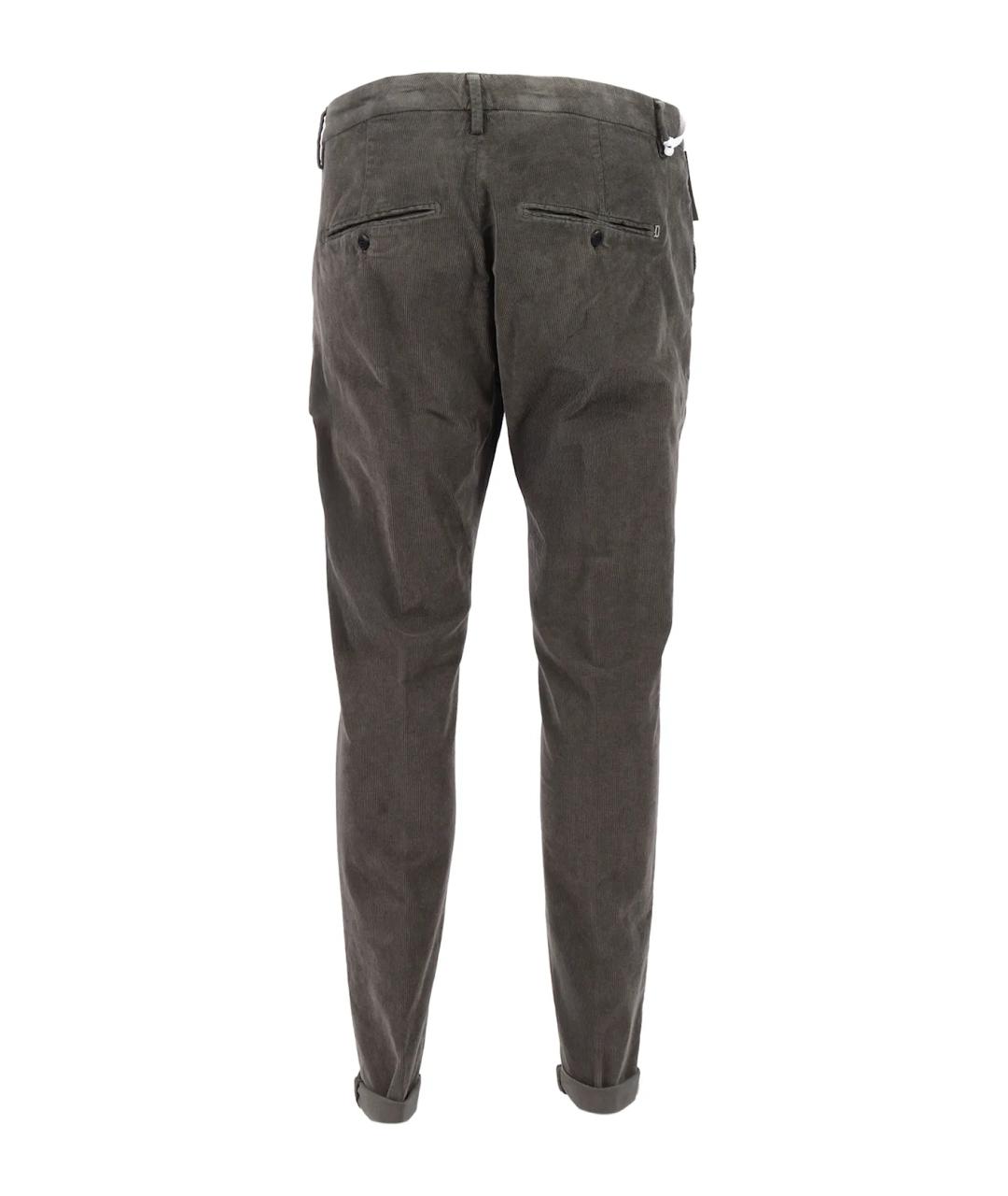 DONDUP Коричневые повседневные брюки, фото 2