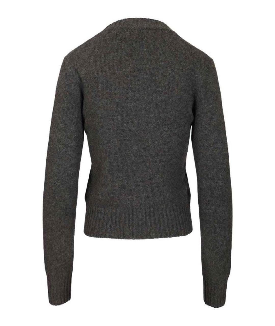 Ami Paris Антрацитовый кашемировый джемпер / свитер, фото 2