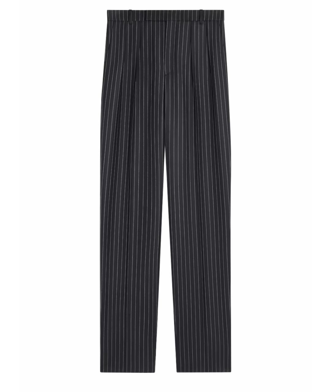CELINE Антрацитовые повседневные брюки, фото 1