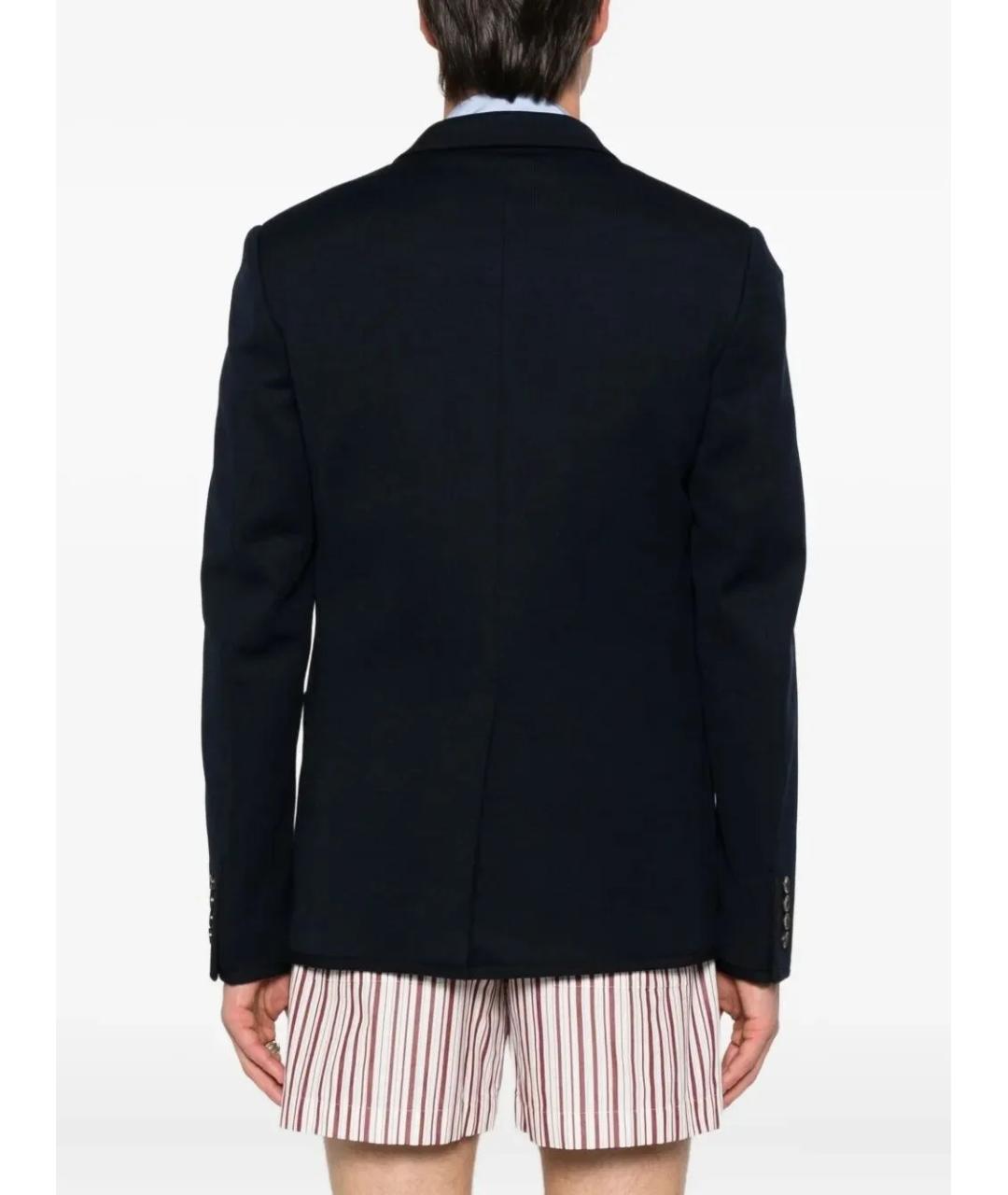 GUCCI Темно-синий хлопковый пиджак, фото 4