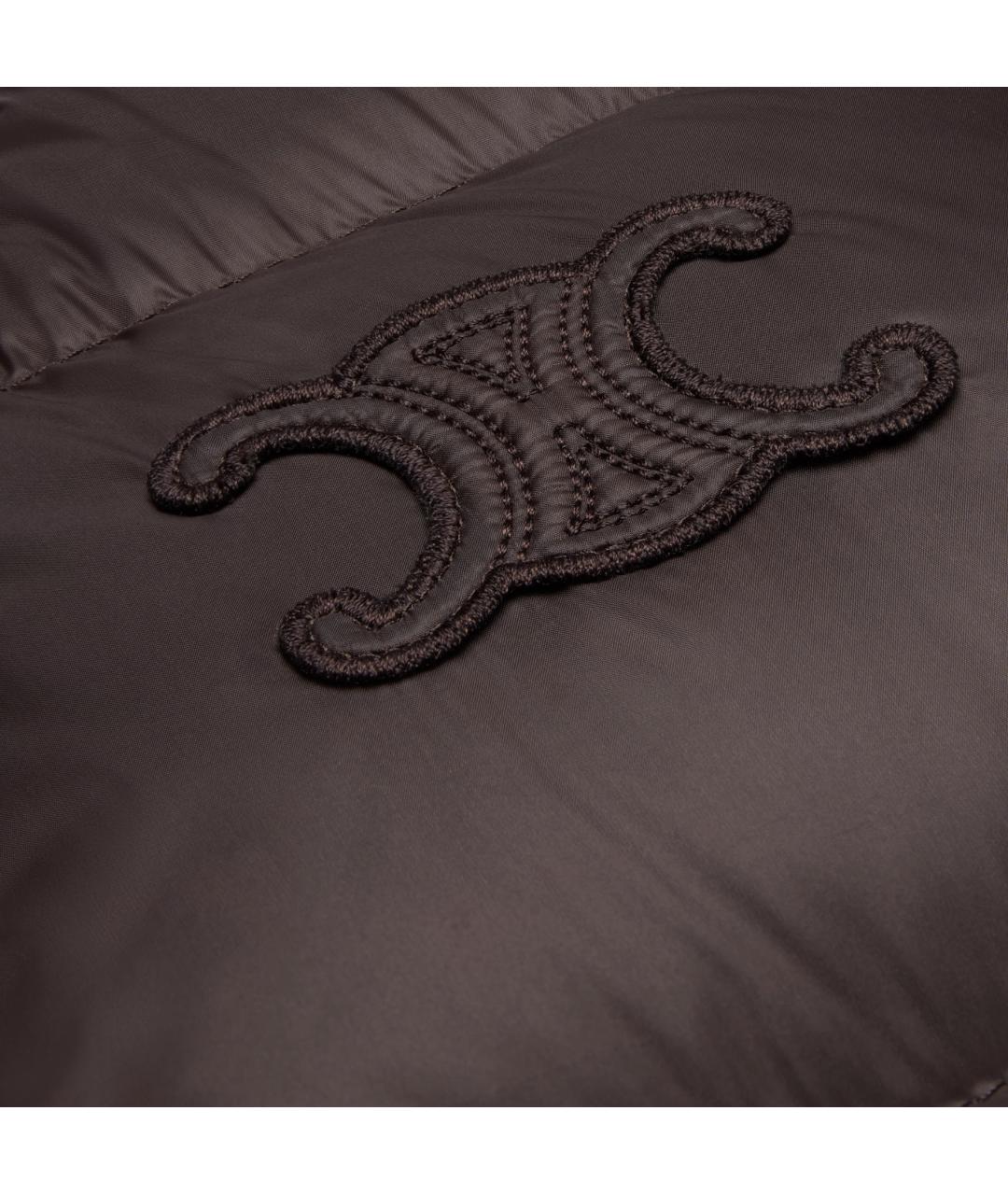 CELINE Коричневый жилет, фото 4