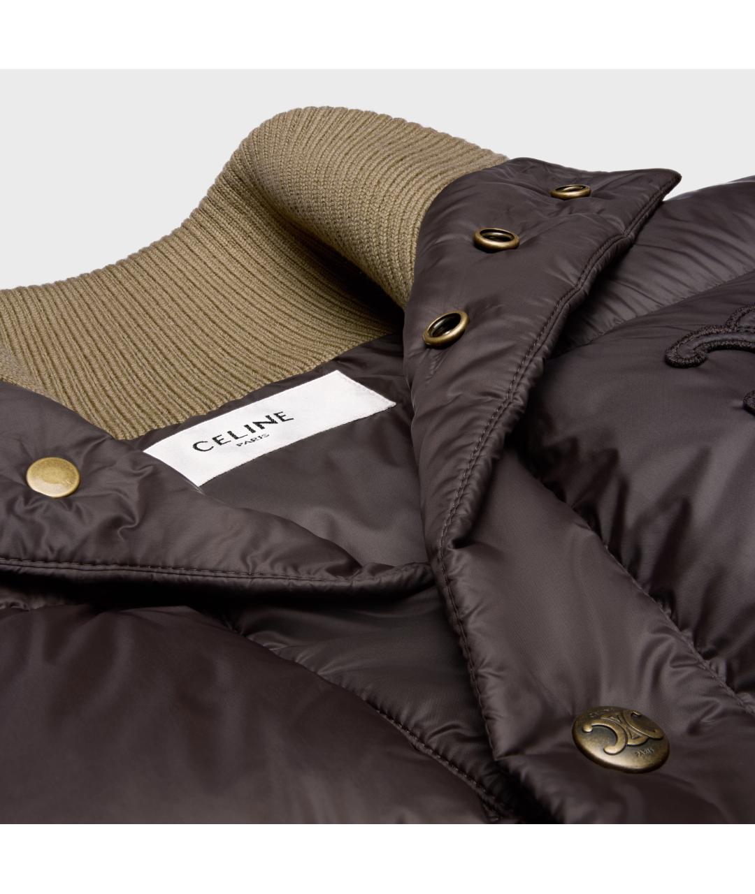 CELINE Коричневый жилет, фото 3