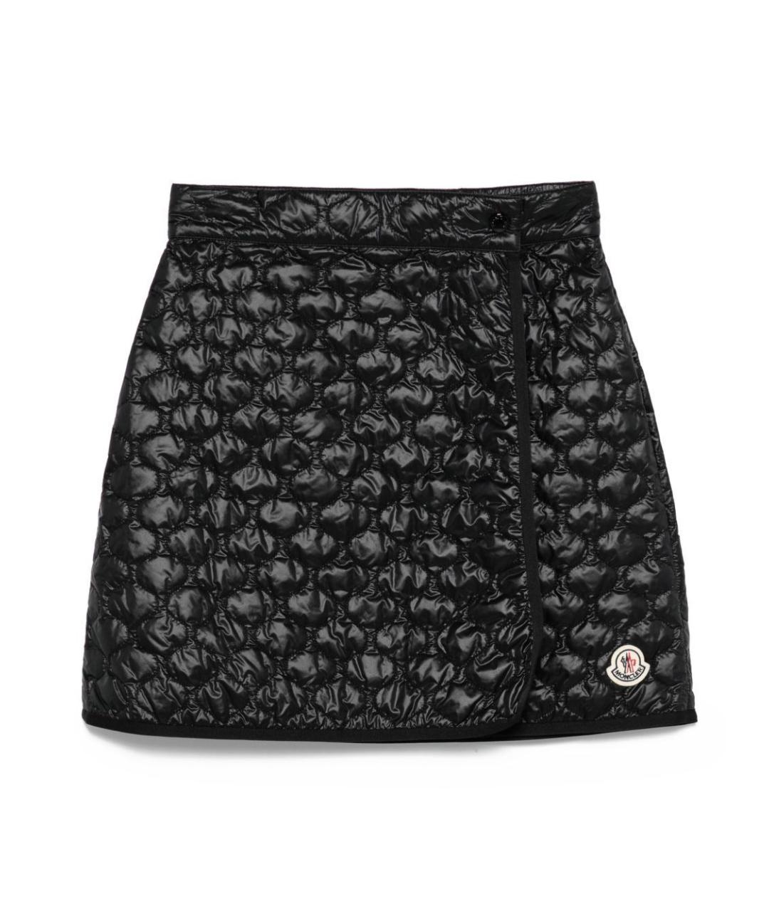 MONCLER Черная юбка мини, фото 2