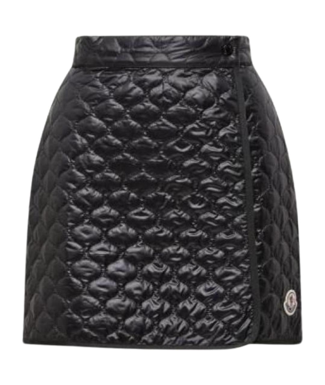 MONCLER Черная юбка мини, фото 1