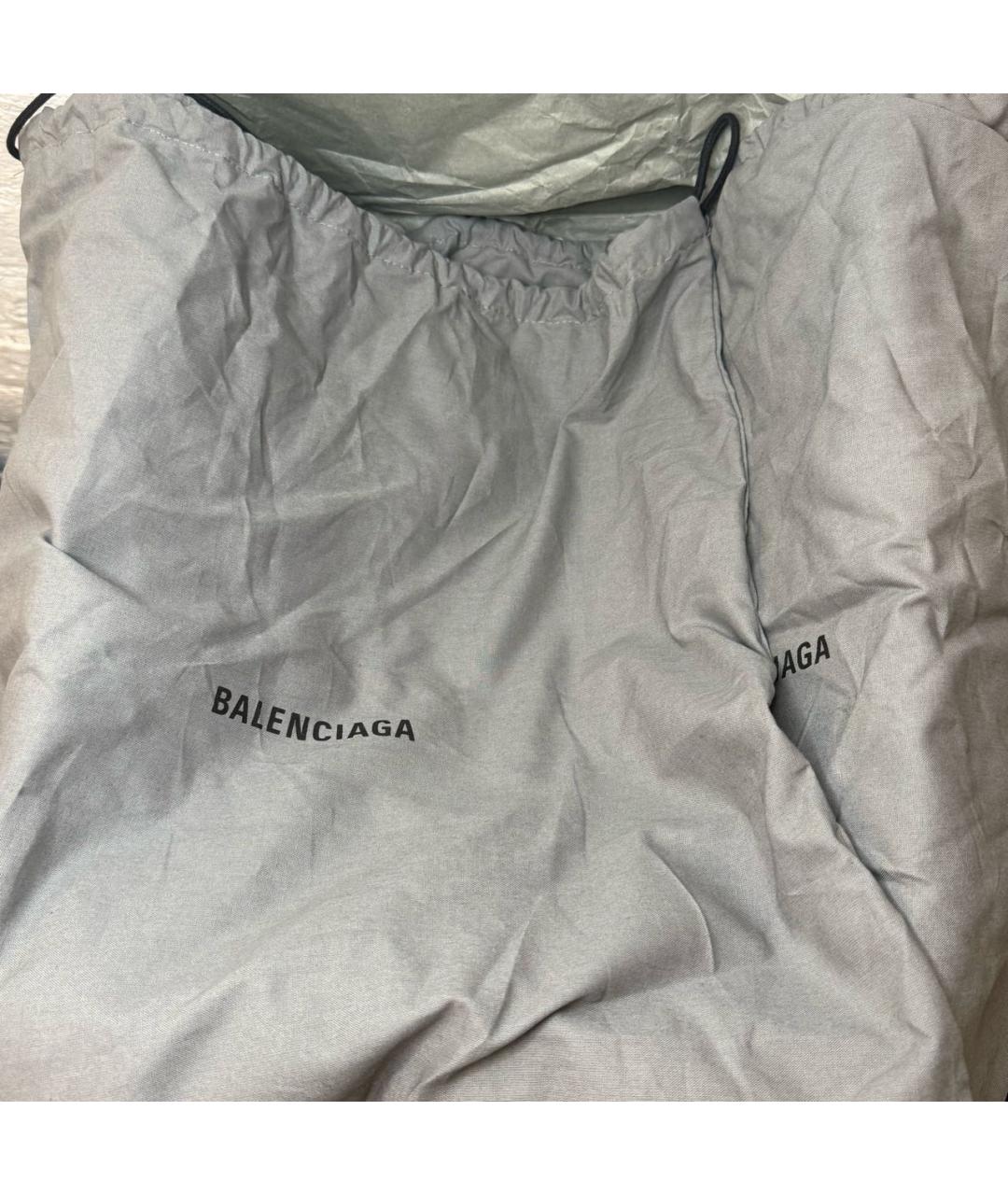 BALENCIAGA Черные резиновые низкие ботинки, фото 6