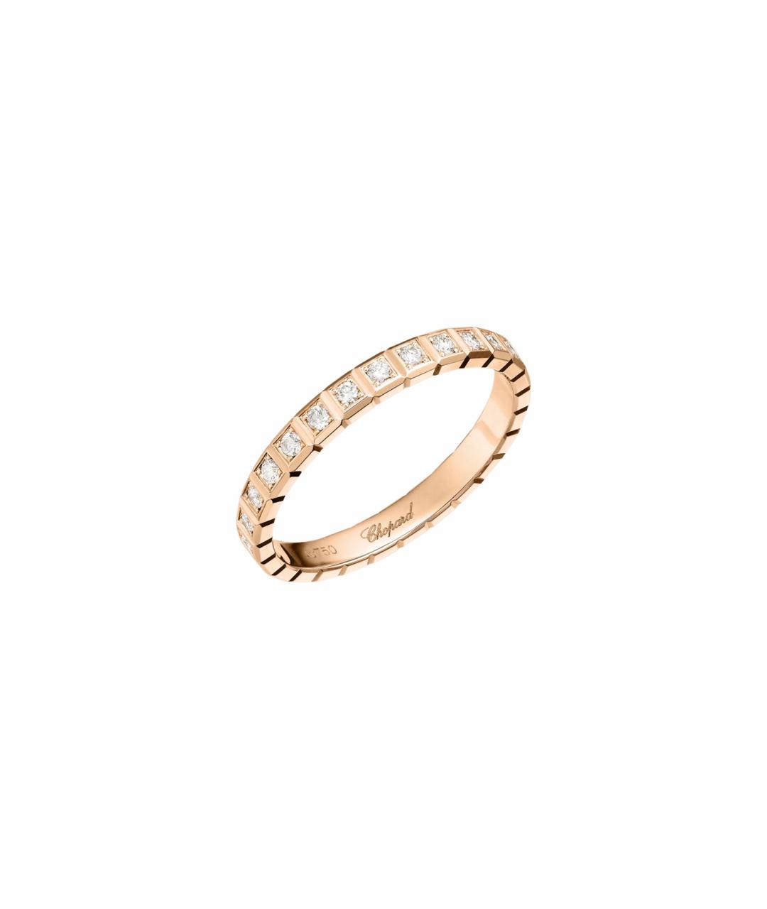 CHOPARD Желтое кольцо из розового золота, фото 1