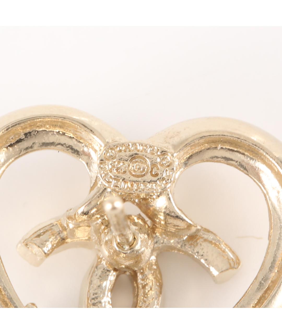 CHANEL Золотые серьги, фото 6
