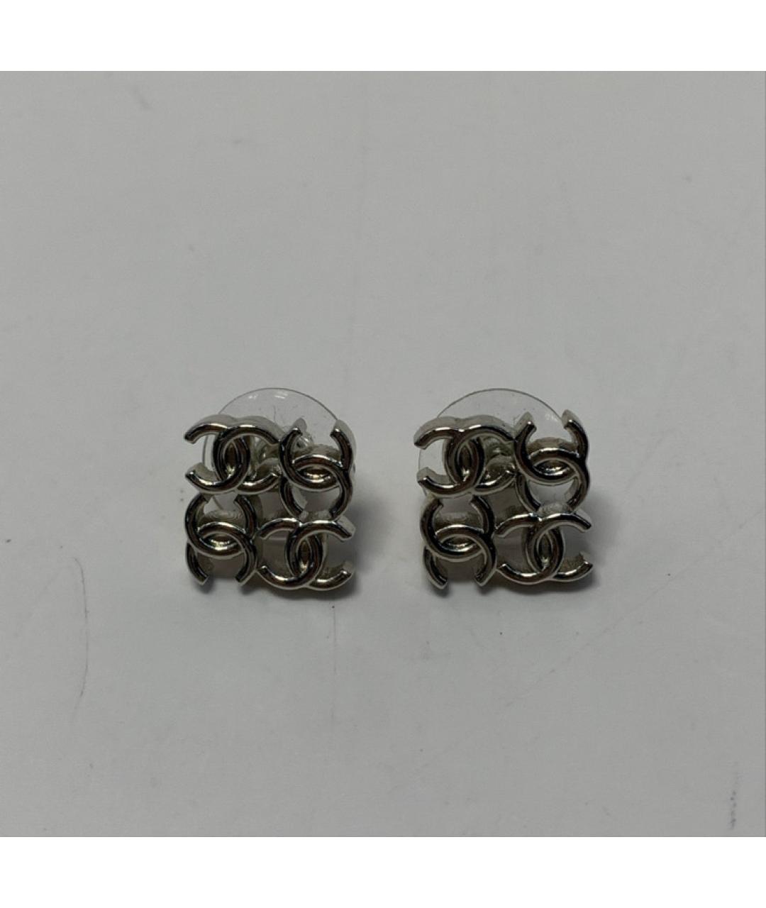 CHANEL Серебряные серьги, фото 8