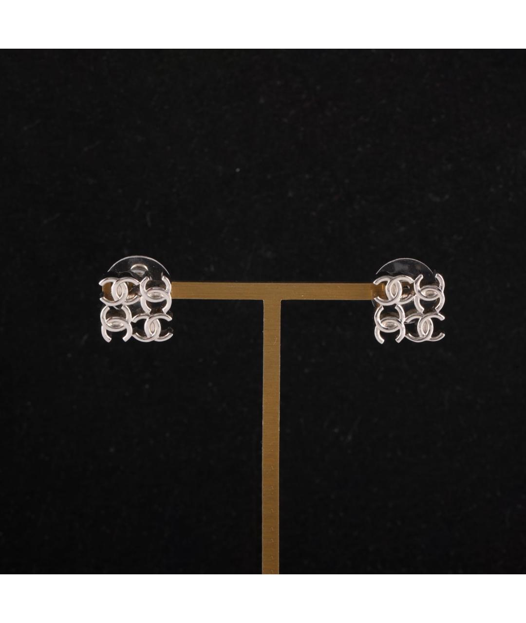CHANEL Серебряные серьги, фото 7