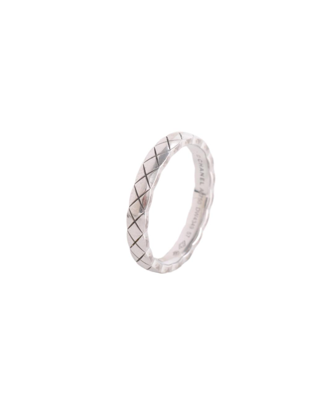 CHANEL Серебряное кольцо из белого золота, фото 1