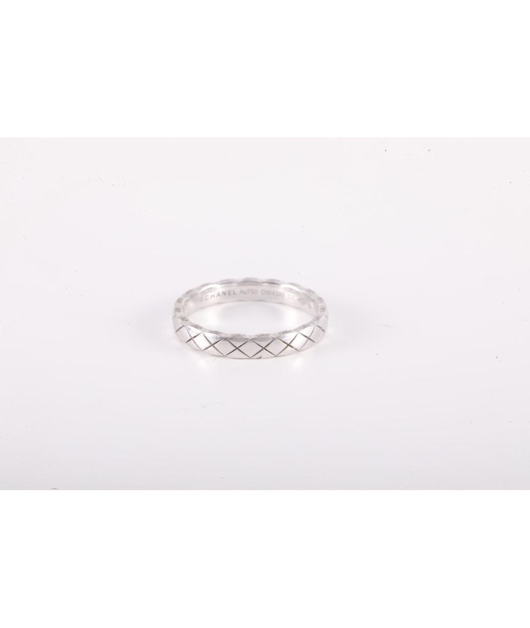 CHANEL Серебряное кольцо из белого золота, фото 4