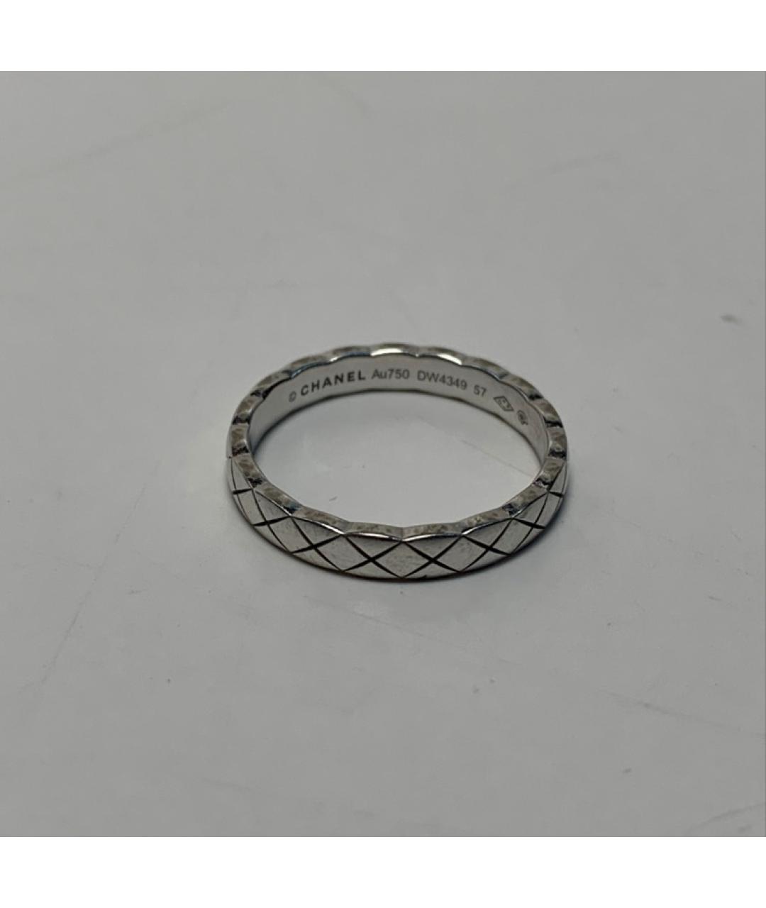 CHANEL Серебряное кольцо из белого золота, фото 8