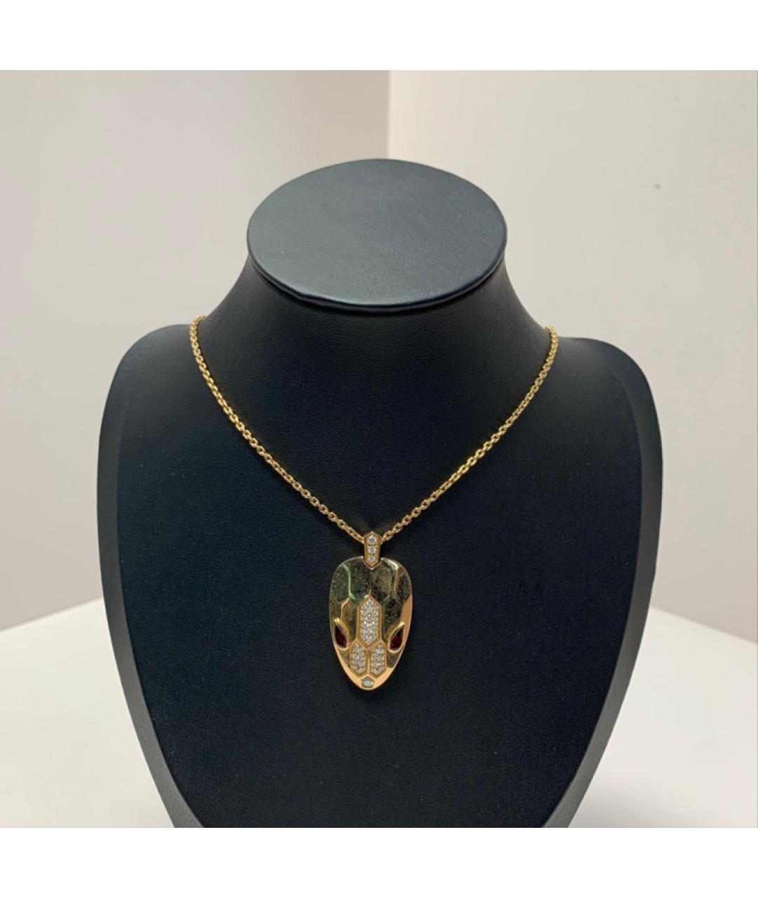BVLGARI Золотое колье из розового золота, фото 8