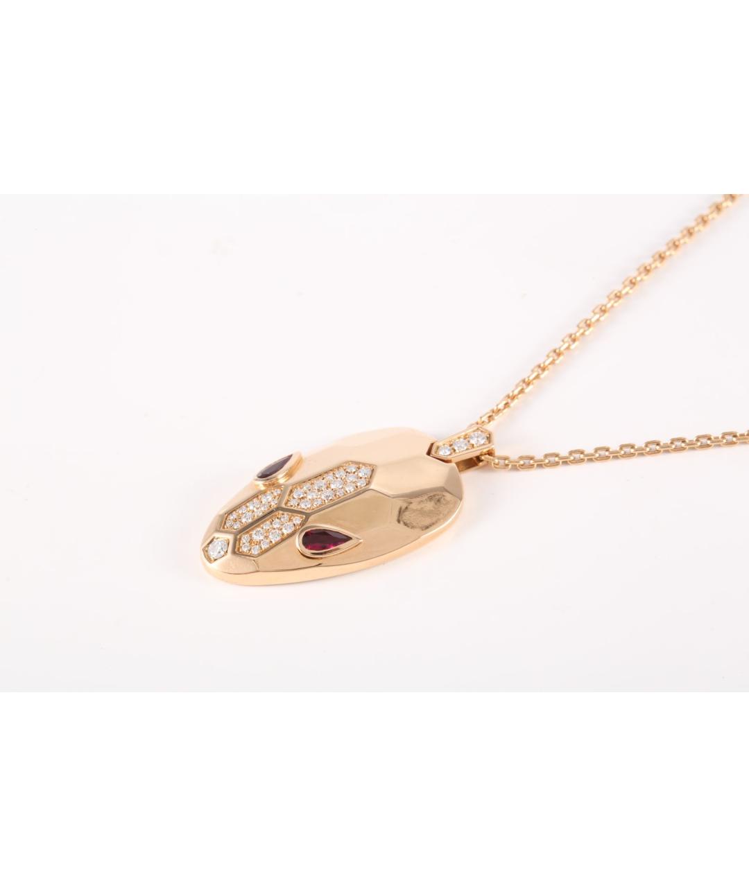 BVLGARI Золотое колье из розового золота, фото 2