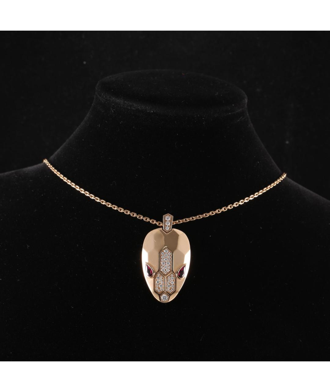 BVLGARI Золотое колье из розового золота, фото 7