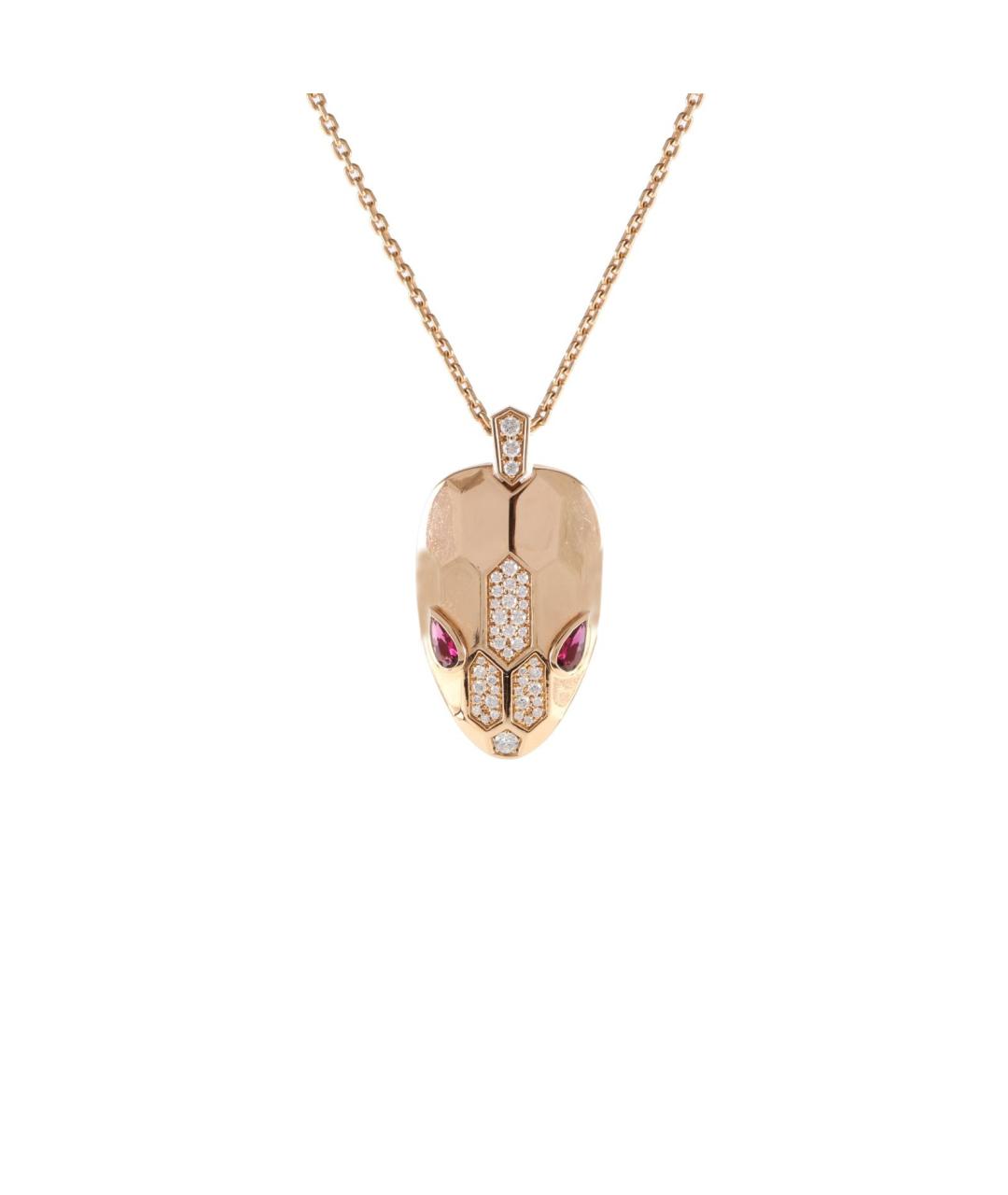 BVLGARI Золотое колье из розового золота, фото 1