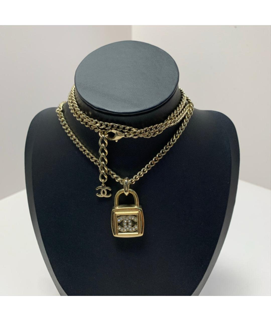 CHANEL Золотая подвеска, фото 9