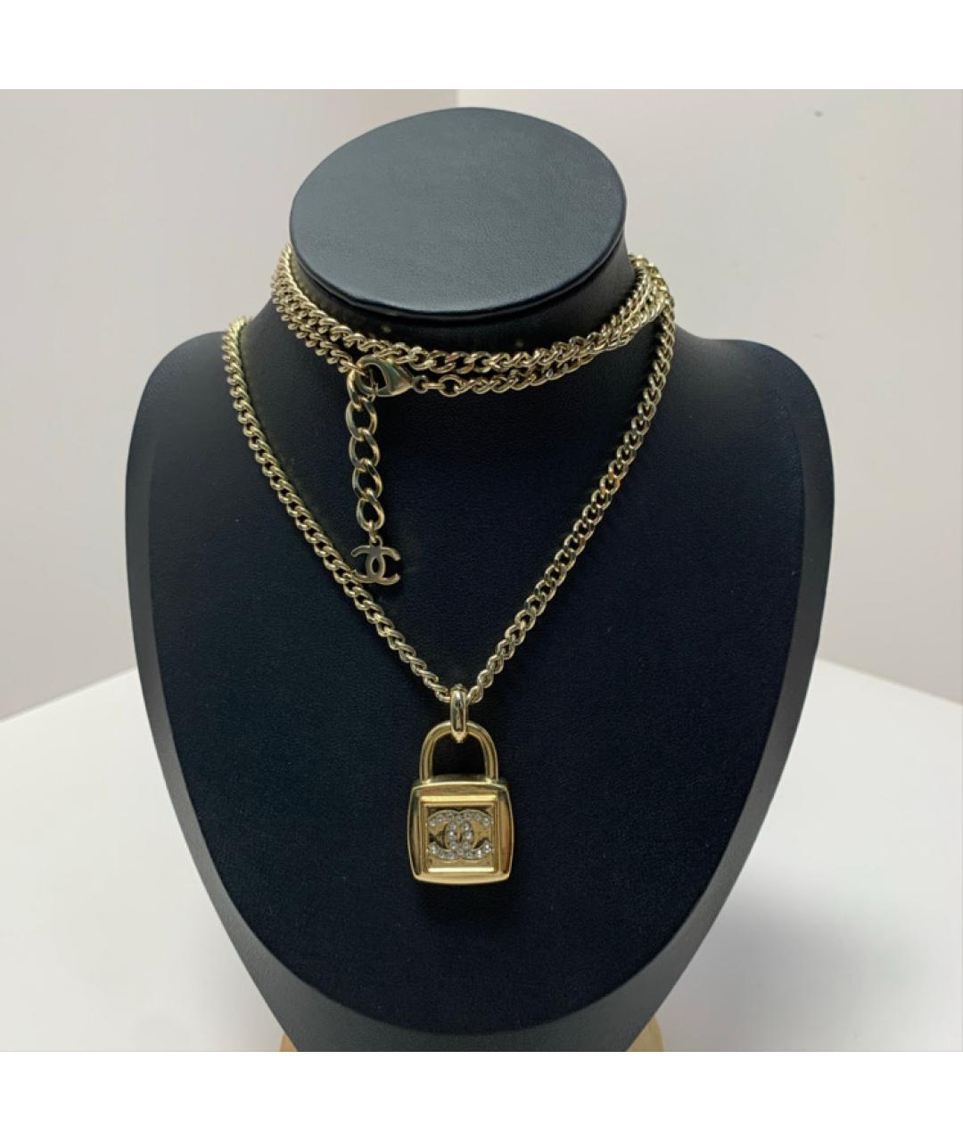CHANEL Золотая подвеска, фото 8