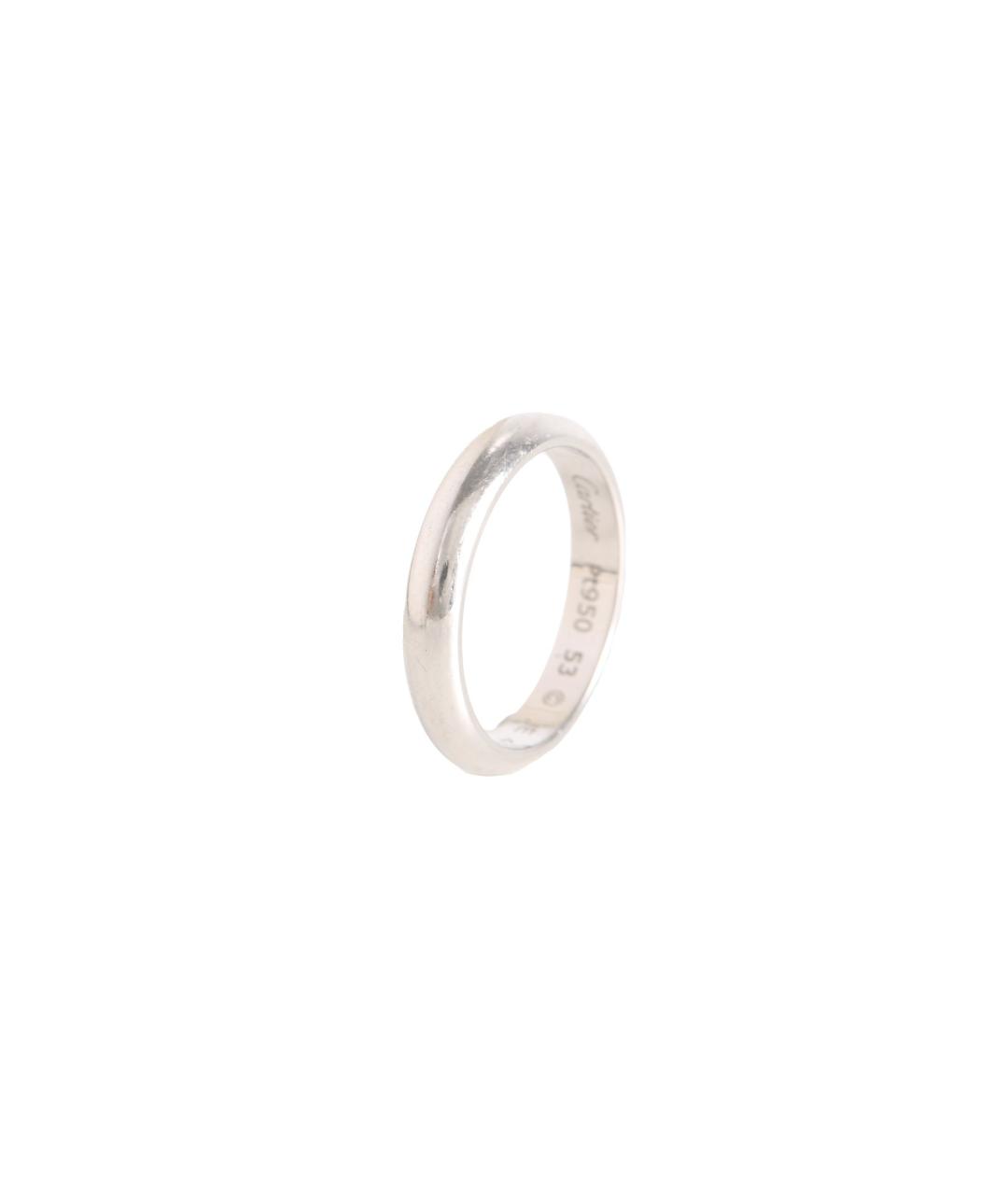 CARTIER Серебряное платиновое кольцо, фото 1