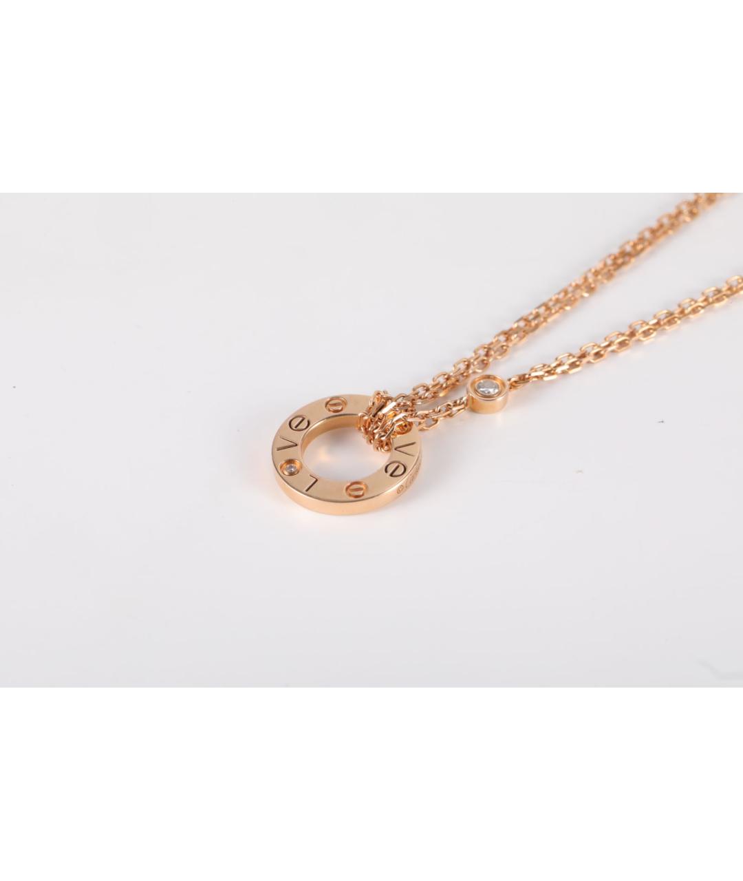 CARTIER Золотое колье из розового золота, фото 2