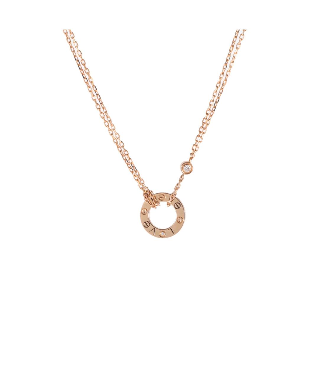 CARTIER Золотое колье из розового золота, фото 1