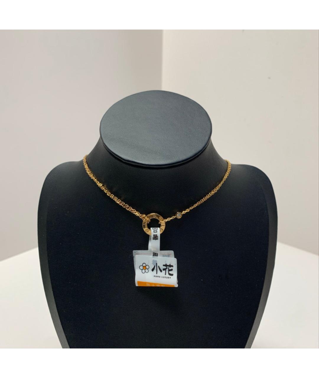 CARTIER Золотое колье из розового золота, фото 8