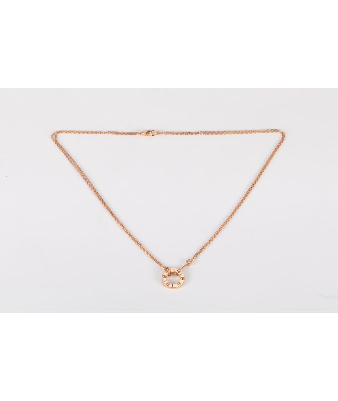 CARTIER Золотое колье из розового золота, фото 6