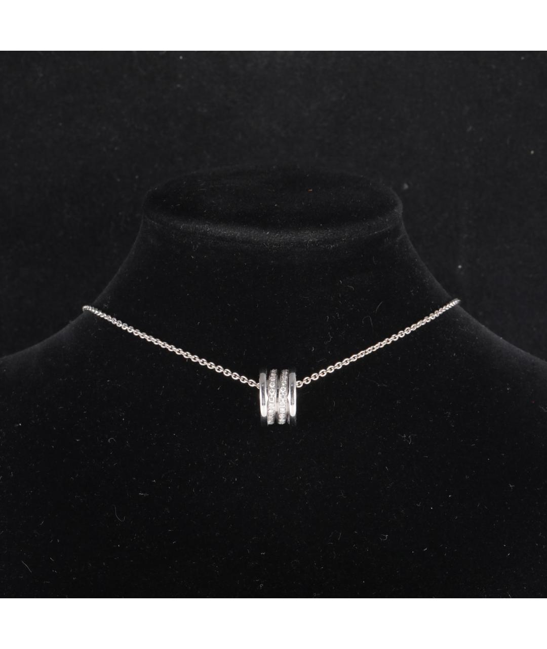BVLGARI Серебряное колье из белого золота, фото 7